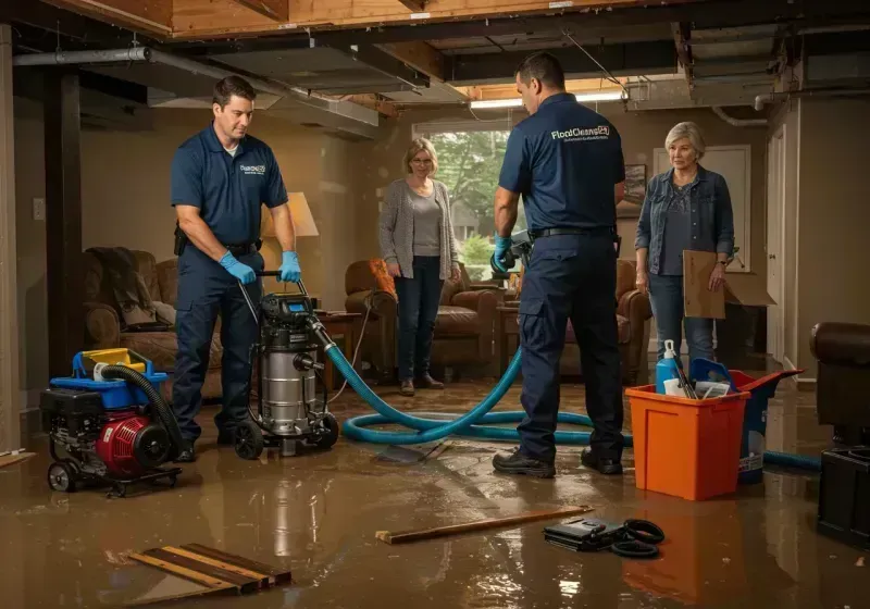 Basement Water Extraction and Removal Techniques process in Hebron, OH